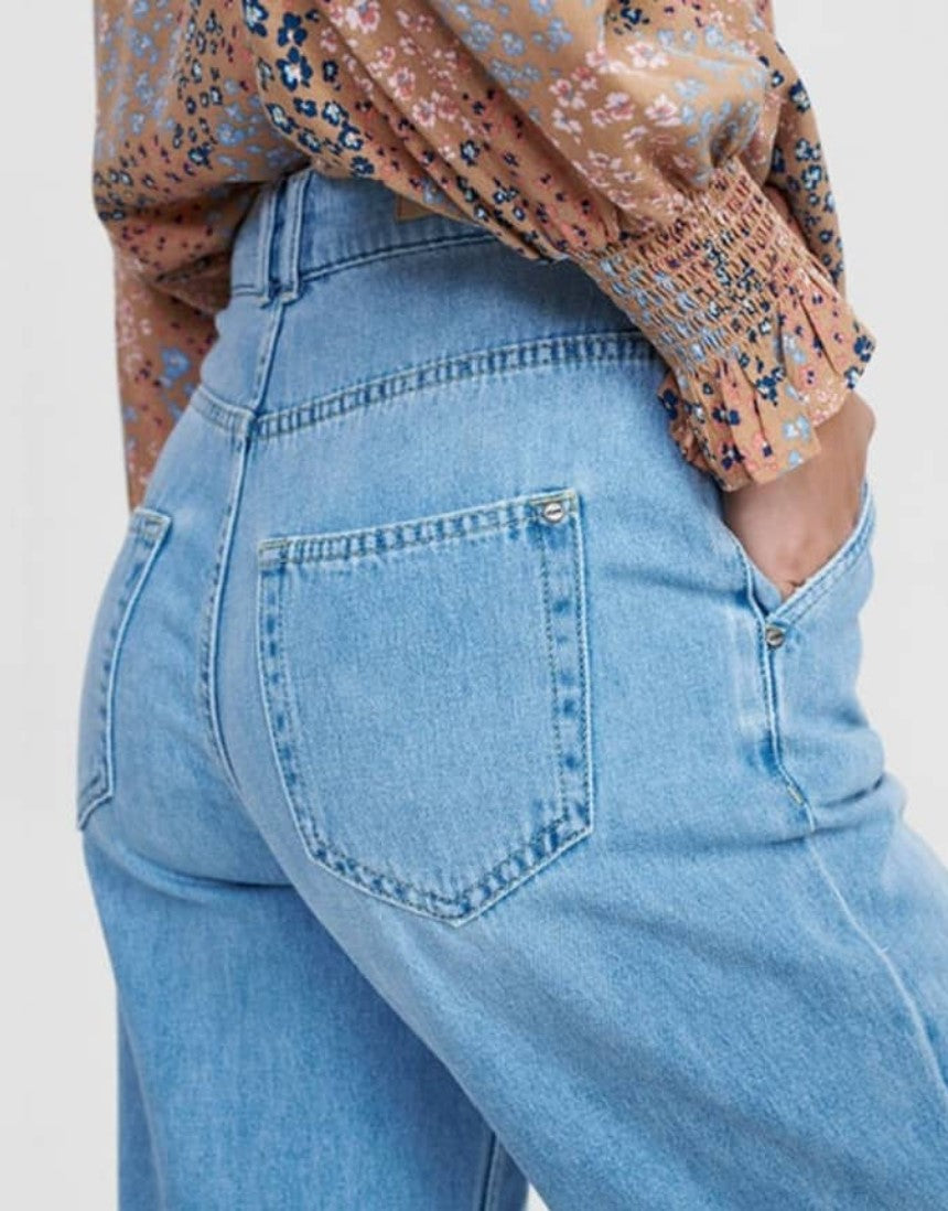 NUSTORMY JEANS - Light Blue Denim