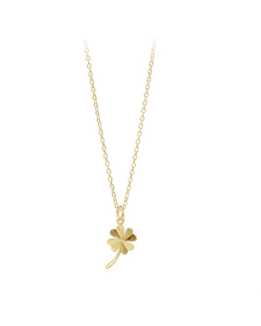 gold clover necklace - pernille corydon