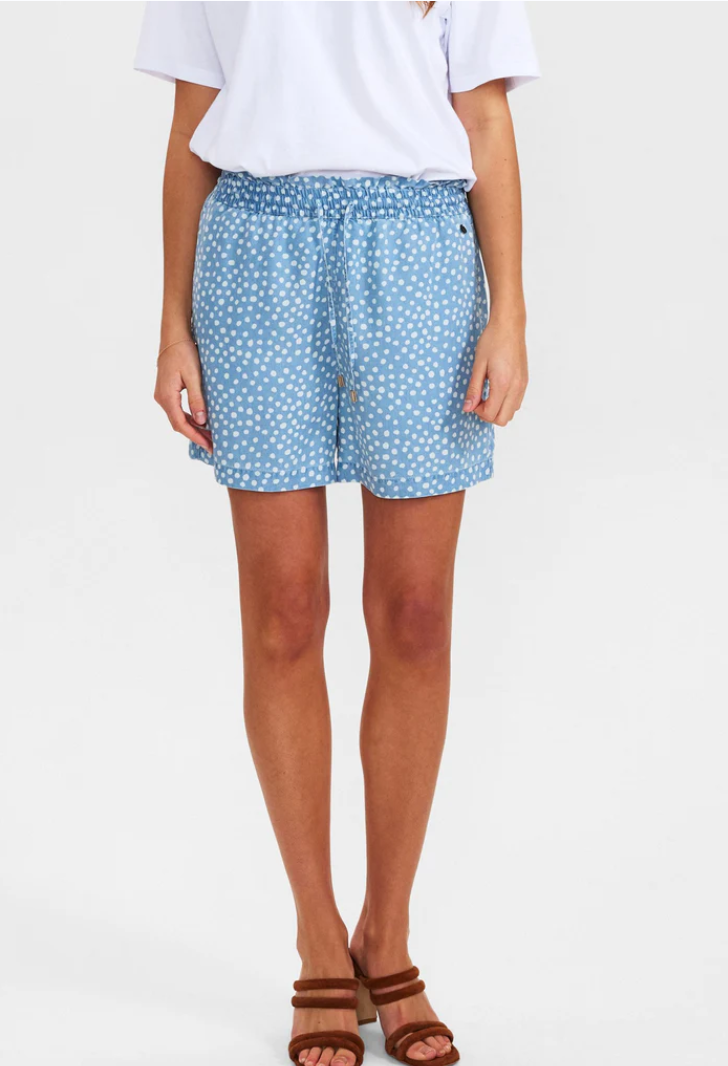 Nupoulina Shorts - Medium Blue Denim